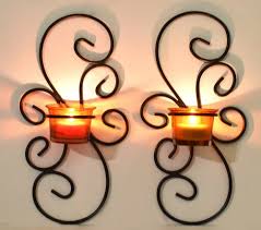 decorative wall sconce candle holder