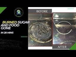 Remove Burnt Sugar From Stove Top