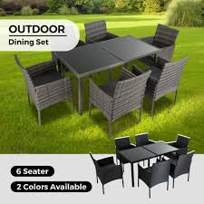 7pcs Outdoor Furniture Dining Set Patio