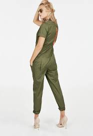 Project Runway Jumpsuit In Olive Get Great Deals At Justfab