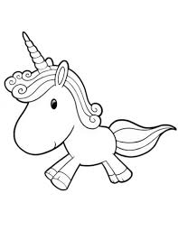 Printable Baby Unicorn Coloring Pages Kids Colouring Pages
