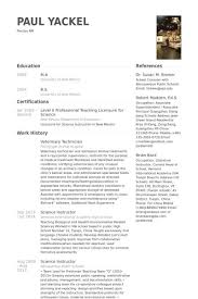 Vet Resume   Free Resume Example And Writing Download Pinterest veterinary technician resume