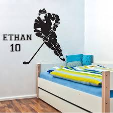 Ice Hockey Player Wall Decal