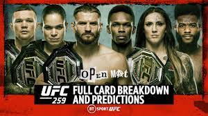 Fight results from ufc 252: Open Mat Ufc 259 Full Card Breakdown And Predictions Blachowicz V Adesanya And More Youtube
