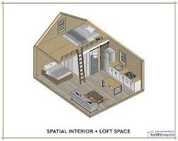 320sf Cabin W Loft Diy Plans 16 039