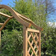 Wooden Garden Arch Pergola Feature