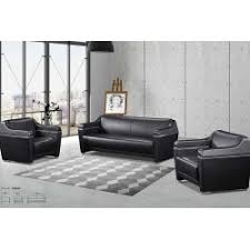 black leather sofa set in abu dhabi