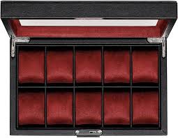 Rothwell 10 Slot Leather Watch Box