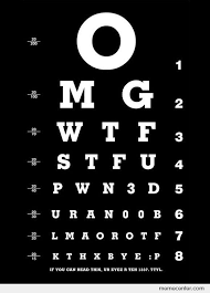 Eye Chart By Ben Meme Center
