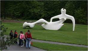 Sculptures By Henry Moore Arrive At The