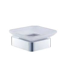 Wall Mounted Square Glass Soap Dish