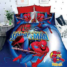 Spiderman Bedding Set Cartoon Boy Bed