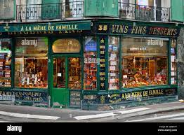 Chocolaterie A La Mere De Famille, Rue du Faubourg, Montmartre, Paris,  France Stock Photo - Alamy