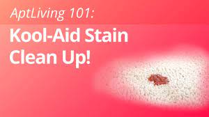 how to remove kool aid stains from