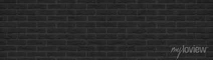 Dark Black Anthracite Rustic Brick Wall