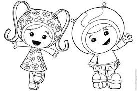 The spruce / wenjia tang take a break and have some fun with this collection of free, printable co. Milli And Geo Say Hi In Team Umizoomi Coloring Page Color Luna