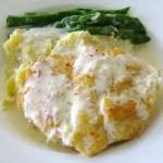 halibut cheeks with asparagus and