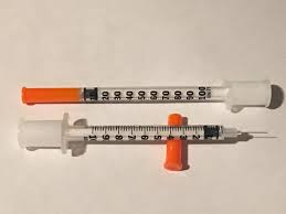 unused diabetic syringes