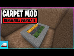 minecraft carpet mod renewable