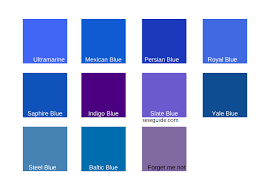 blue color combinations