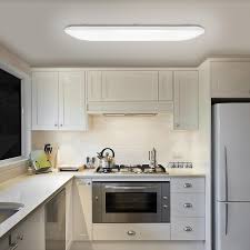 Hampton Bay 49 In X 18 In Traditional Rectangle Smooth Lens Led Flush Mount Ceiling Light Dimmable High Output 5500 Lumens 4000k
