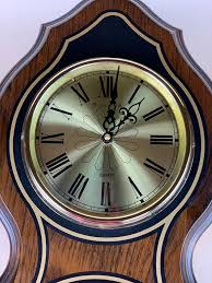 Bulova Quartz Wall Clock Barometer Made