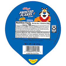 frosted flakes cereal 1oz seafood