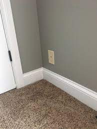 Gray Paint Brown Carpet