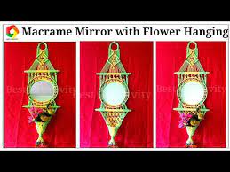 how to make macrame mirror wall hanging