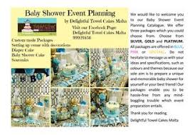 Baby Shower Event Planning Catalogue 2 By Delightful Towel Cakes
