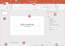 Interface In Powerpoint 2016 For Windows Powerpoint