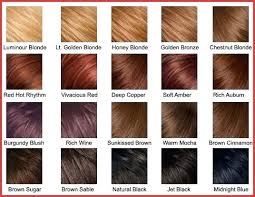 Clairol Beautiful Collection Hair Color Chart Hair Color