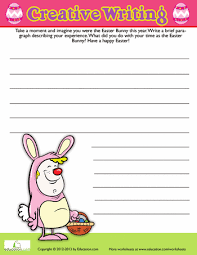 Mix them up in a bag and give them to the students. Easter Writing Prompt Worksheet Education Com Easter Writing Fun Writing Prompts Easter Writing Prompts