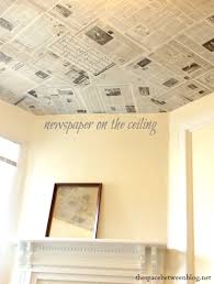Newspaper As A Creative Wall Covering