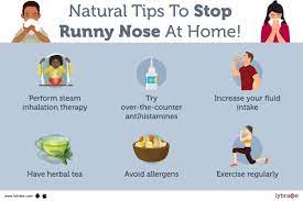 runny nose or nasal congestion