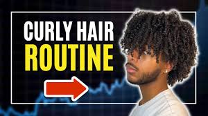 hair curly for black men