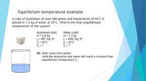Equilibrium Temperatures
