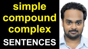 Simple Compound Complex Sentences With Examples Exercises Sentence Clause Structure Grammar