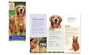Pet Boarding Brochure Template Dog Walking Flyer Template