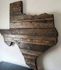 Large Texas Wood Wall Art Texas Art