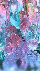 purple crystal pink violet mineral