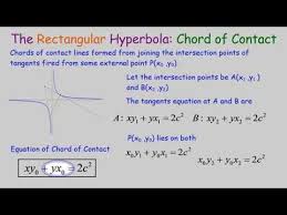 Conics Rectangular Hyperbola