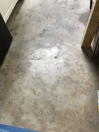 concrete into a faux wood floor