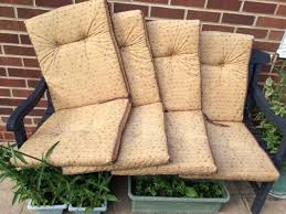 4x large garden seat chair cushions