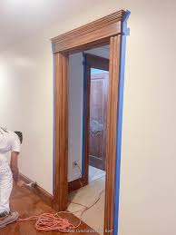 how to paint wood trim four