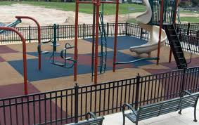 poured rubber flooring for playgrounds