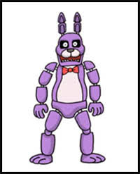 Bonnie doesn't have any eyebrows and is the only animatronic without eyebrows. How To Draw Five Nights At Freddy S Video Game Characters Drawing Tutorials Cartoons How To Draw Five Nights At Freddy S Illustrations Lessons