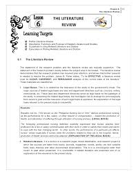 Thesis literature review pepsiquincy com Argumentative Literature Review Example