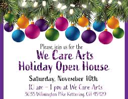 Holiday Open House Make And Take We Care Arts