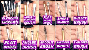 complete guide to eye makeup brushes